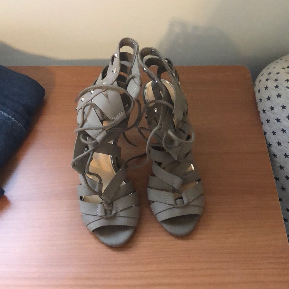 Jessica Simpson lace up heels